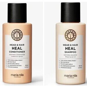 MARIA NILA Head & Hair Heal Shampoo & Conditioner Set 3.4oz NEW Sealed